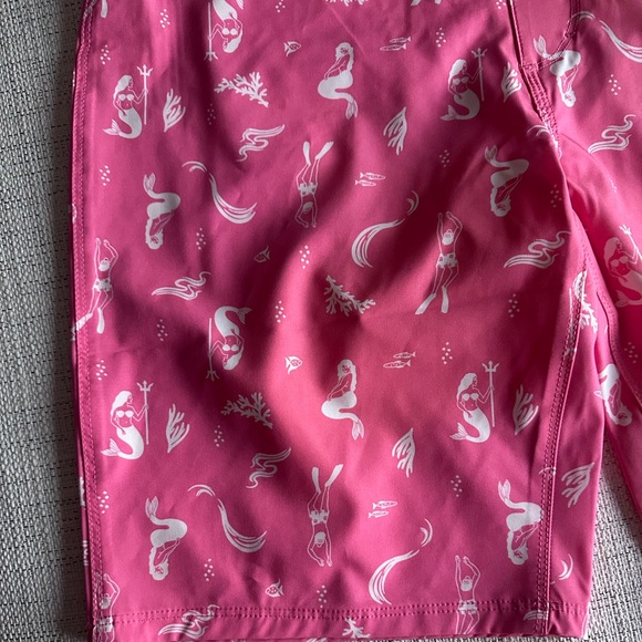 Hurley Men's Deep Sea 20" Pink Board Shorts Mermaid Ocean Beach Size 32 - Picture 7 of 10